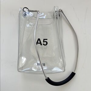 transparent A5 women's bag